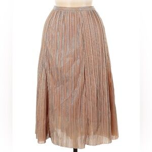Maeve Pleated Rose Gold Skirt